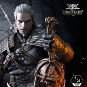 Geralt of Rivia Deluxe Version Witcher 3 Wild Hunt 1/3 Statue by Prime 1 Studio